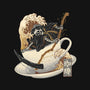 Death Coffee-Womens-V-Neck-Tee-glitchygorilla