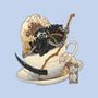 Death Coffee-None-Removable Cover w Insert-Throw Pillow-glitchygorilla