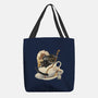 Death Coffee-None-Basic Tote-Bag-glitchygorilla