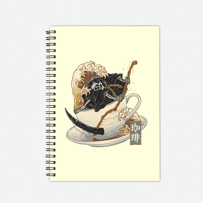 Death Coffee-None-Dot Grid-Notebook-glitchygorilla