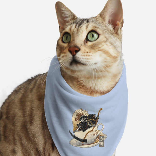 Death Coffee-Cat-Bandana-Pet Collar-glitchygorilla