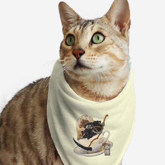 Death Coffee-Cat-Bandana-Pet Collar-glitchygorilla