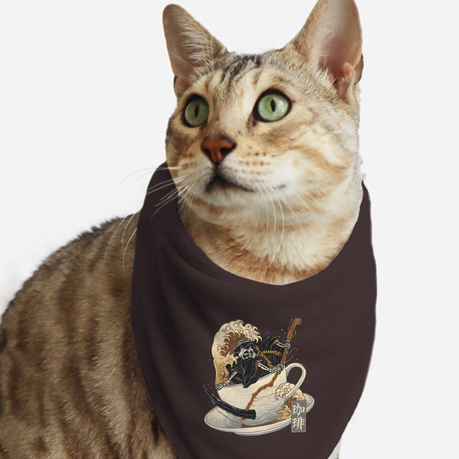 Death Coffee-Cat-Bandana-Pet Collar-glitchygorilla