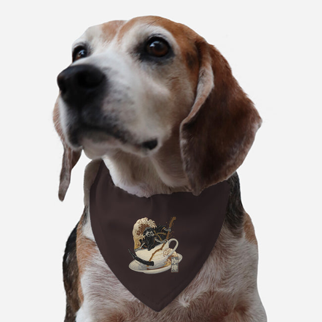 Death Coffee-Dog-Adjustable-Pet Collar-glitchygorilla