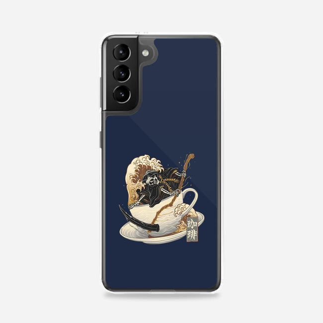 Death Coffee-Samsung-Snap-Phone Case-glitchygorilla