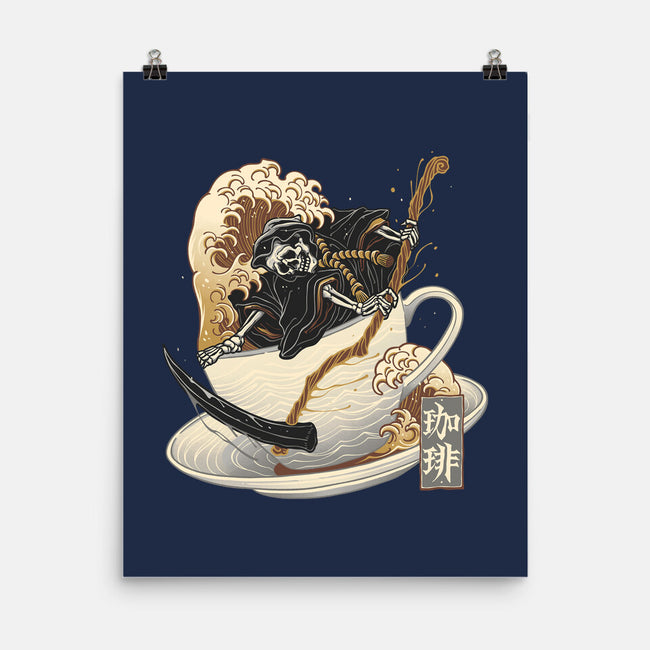 Death Coffee-None-Matte-Poster-glitchygorilla