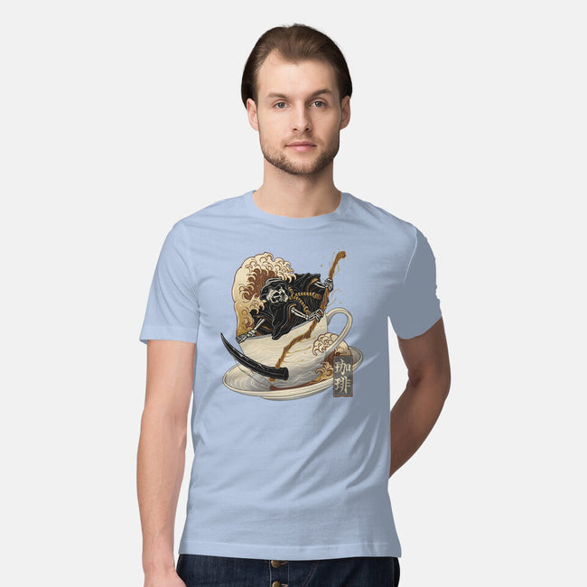 Death Coffee-Mens-Premium-Tee-glitchygorilla