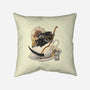 Death Coffee-None-Non-Removable Cover w Insert-Throw Pillow-glitchygorilla