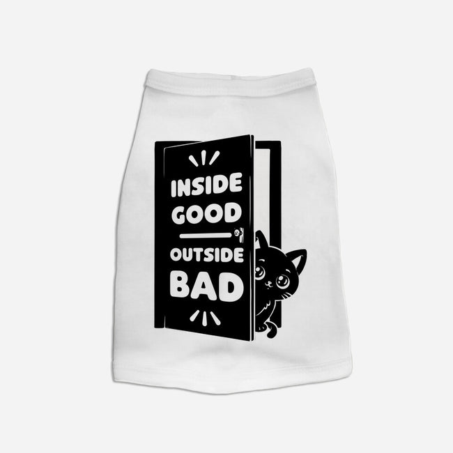 Outside Is Bad-Dog-Basic-Pet Tank-Studio Mootant