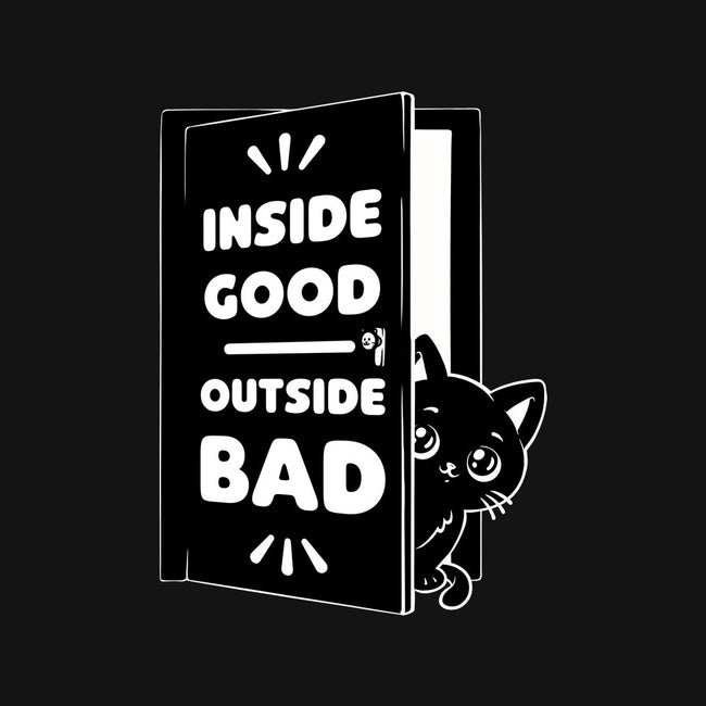 Outside Is Bad-Womens-Fitted-Tee-Studio Mootant