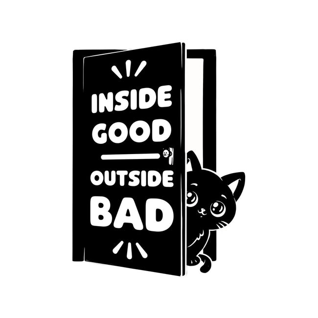 Outside Is Bad-Womens-Fitted-Tee-Studio Mootant