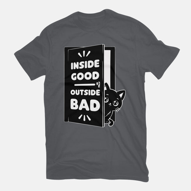 Outside Is Bad-Womens-Basic-Tee-Studio Mootant