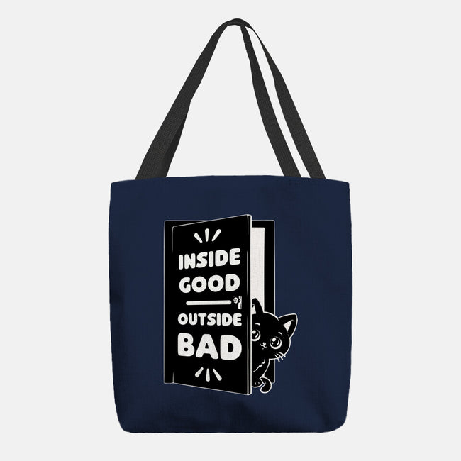 Outside Is Bad-None-Basic Tote-Bag-Studio Mootant