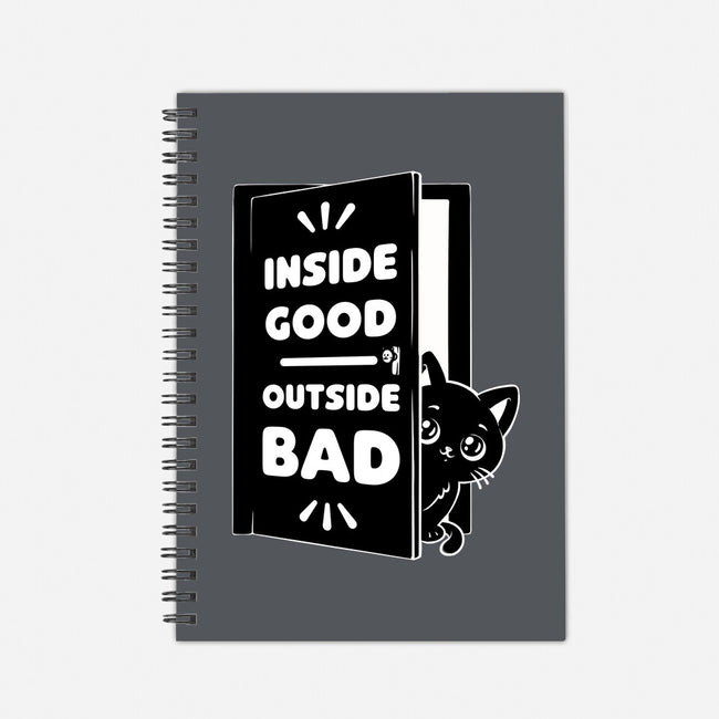 Outside Is Bad-None-Dot Grid-Notebook-Studio Mootant