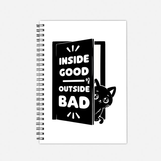 Outside Is Bad-None-Dot Grid-Notebook-Studio Mootant