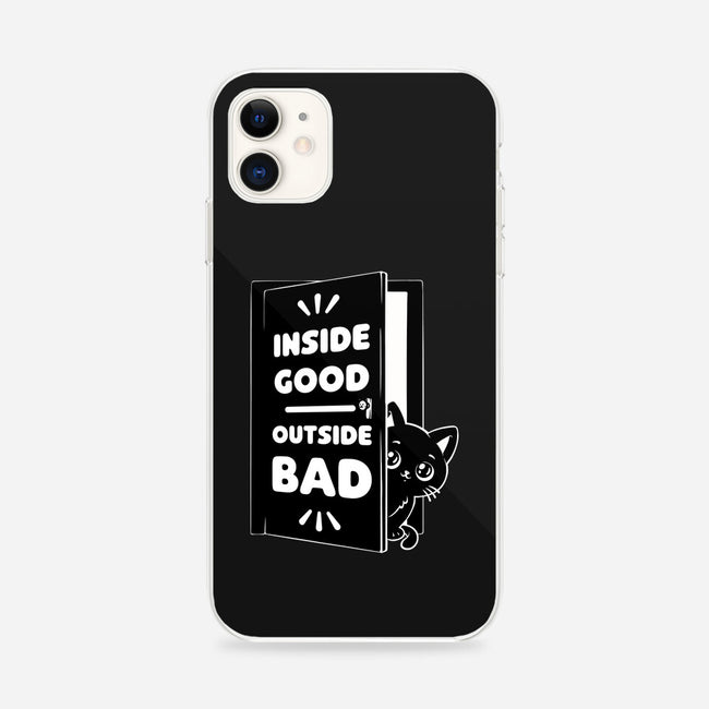 Outside Is Bad-iPhone-Snap-Phone Case-Studio Mootant