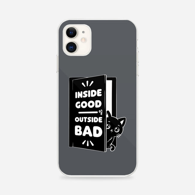 Outside Is Bad-iPhone-Snap-Phone Case-Studio Mootant