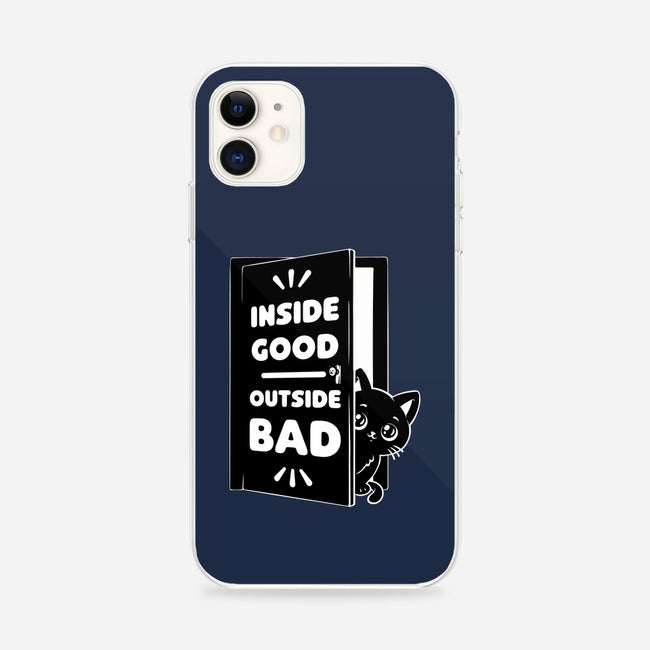 Outside Is Bad-iPhone-Snap-Phone Case-Studio Mootant