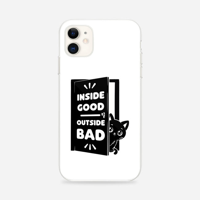 Outside Is Bad-iPhone-Snap-Phone Case-Studio Mootant