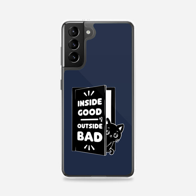 Outside Is Bad-Samsung-Snap-Phone Case-Studio Mootant