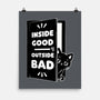 Outside Is Bad-None-Matte-Poster-Studio Mootant