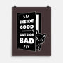 Outside Is Bad-None-Matte-Poster-Studio Mootant
