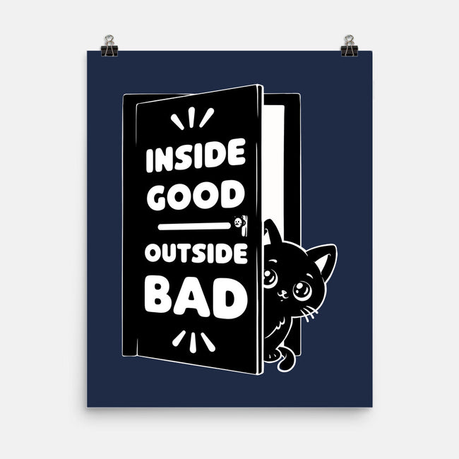 Outside Is Bad-None-Matte-Poster-Studio Mootant