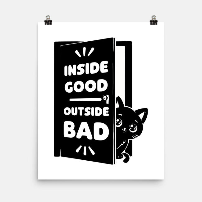 Outside Is Bad-None-Matte-Poster-Studio Mootant