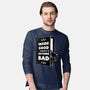 Outside Is Bad-Mens-Long Sleeved-Tee-Studio Mootant