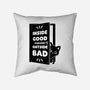 Outside Is Bad-None-Non-Removable Cover w Insert-Throw Pillow-Studio Mootant