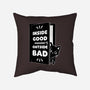 Outside Is Bad-None-Removable Cover-Throw Pillow-Studio Mootant