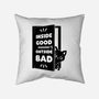 Outside Is Bad-None-Removable Cover-Throw Pillow-Studio Mootant