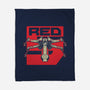Red Spaceship Revolution-None-Fleece-Blanket-Studio Mootant