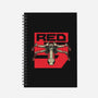 Red Spaceship Revolution-None-Dot Grid-Notebook-Studio Mootant