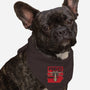 Red Spaceship Revolution-Dog-Bandana-Pet Collar-Studio Mootant