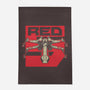 Red Spaceship Revolution-None-Outdoor-Rug-Studio Mootant