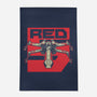 Red Spaceship Revolution-None-Outdoor-Rug-Studio Mootant