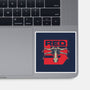 Red Spaceship Revolution-None-Glossy-Sticker-Studio Mootant