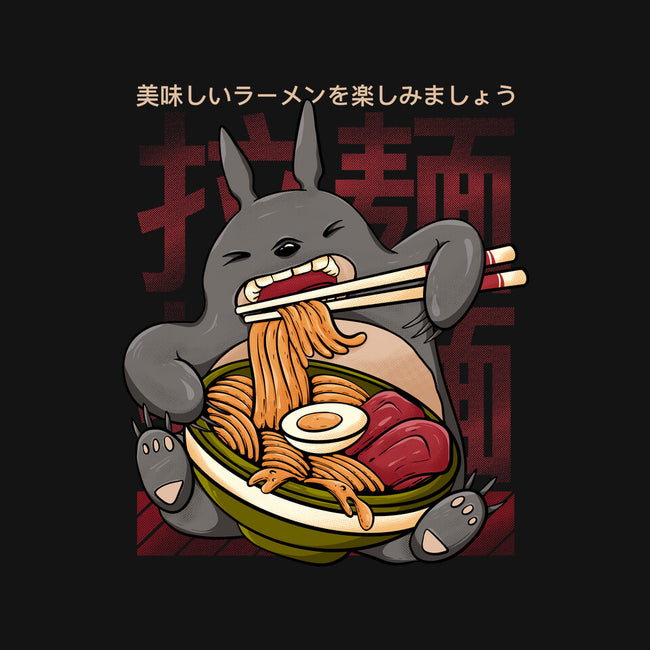 Totoro Ramen-None-Non-Removable Cover w Insert-Throw Pillow-Ryuga