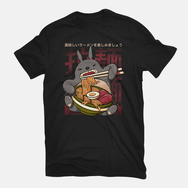 Totoro Ramen-Womens-Fitted-Tee-Ryuga