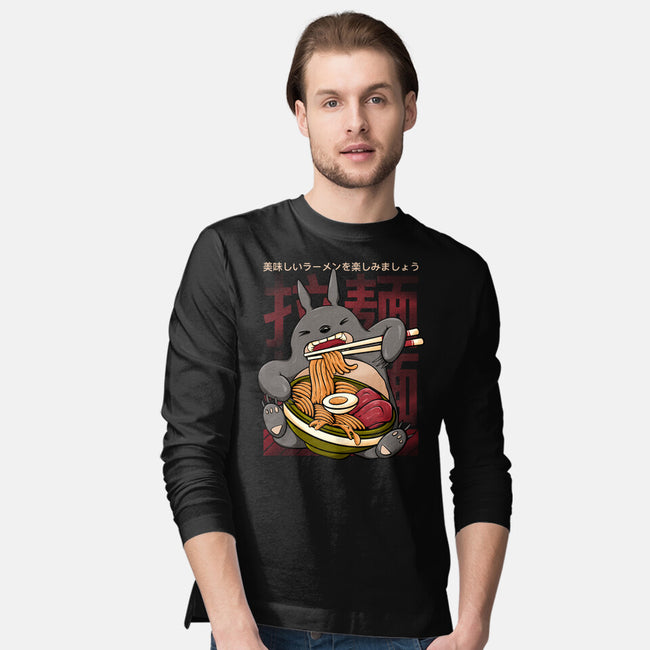 Totoro Ramen-Mens-Long Sleeved-Tee-Ryuga