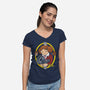 Mother And Child-Womens-V-Neck-Tee-krisren28