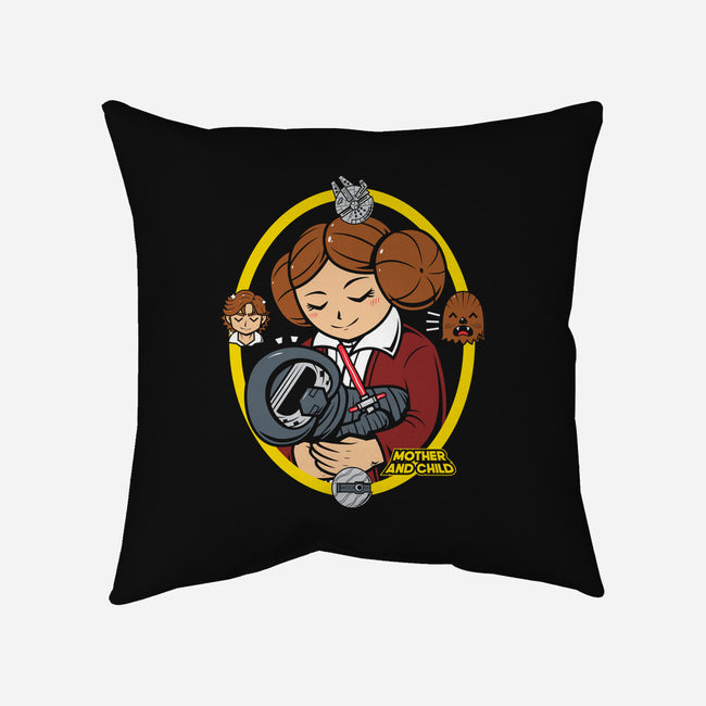 Mother And Child-None-Removable Cover w Insert-Throw Pillow-krisren28