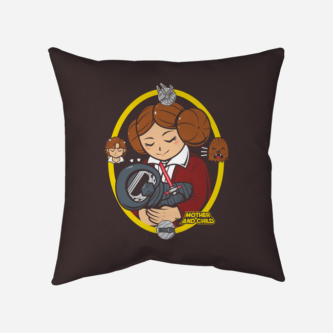 Mother And Child-None-Removable Cover w Insert-Throw Pillow-krisren28