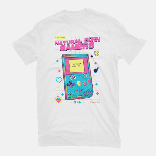 Natural Born Gamers-Womens-Basic-Tee-Jelly89