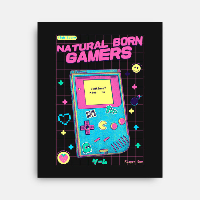 Natural Born Gamers-None-Stretched-Canvas-Jelly89