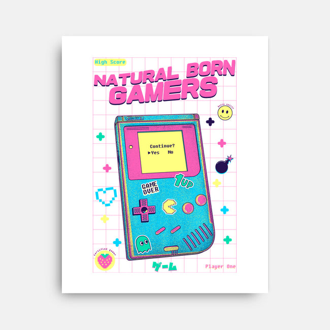 Natural Born Gamers-None-Stretched-Canvas-Jelly89