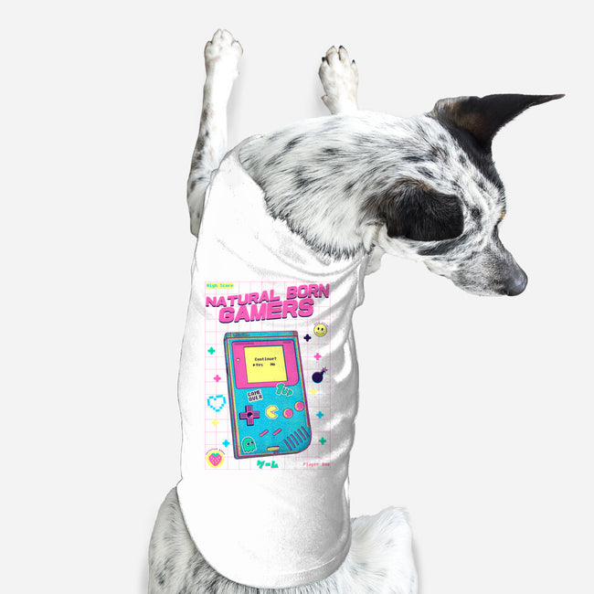 Natural Born Gamers-Dog-Basic-Pet Tank-Jelly89