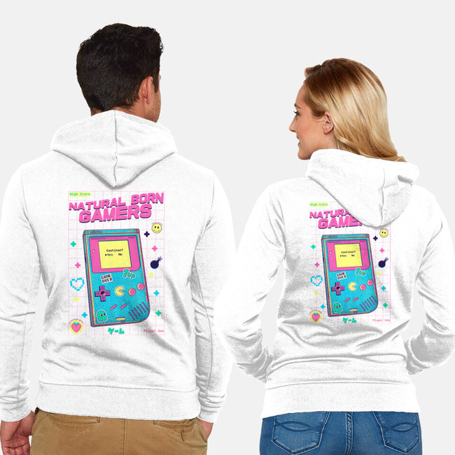 Natural Born Gamers-Unisex-Zip-Up-Sweatshirt-Jelly89