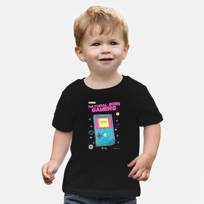 Natural Born Gamers-Baby-Basic-Tee-Jelly89